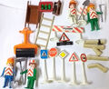 Playmobil Ersatzteile  aus Set 3400 u.a. Rohrleitung Bau Arbeiter  Baustelle....