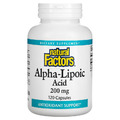 Alpha Liponsäure 200mg - 120 Kapseln - Hohe Bioverfügbarkeit - MADE in USA