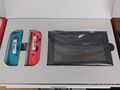 Nintendo Switch Konsole mit Joy-Con - Neon-Rot/Neon-Blau/Grau, Komplett mit OVP