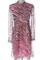 NA-KD Langarmkleid Damen Gr. DE 34 pink-braun Casual-Look