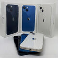 Apple iPhone 13 SEHR GUT Schwarz Weiß Blau Pink 128GB 256GB 512 OVP Ohne Simlock
