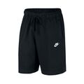 Nike Shorts kurze Hose für Herren Männer aus 100% Baumwolle mit Taschen schwarz