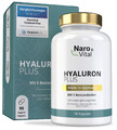 Hyaluronsäure Kapseln - Anti-Aging & Gelenke - 500 mg Hyaluron hochdosiert