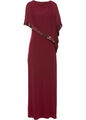 Abendkleid mit Pailletten Gr. 36/38/40 Rot Maxi-Kleid Cocktailkleid Party-Dress 