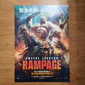 Odeon RAMPAGE FILM POSTER FILM A3 KUNSTDRUCK KINO Dwayne Johnson