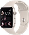 Apple Watch SE 2022 44 mm Aluminiumgehäuse beige am Sportarmband beige [Wi-Fi]