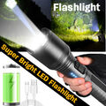 XHP60 LED Taschenlampe USB Taktisches Fackel 5-Modi Flashlight Scheinwerfer IP65