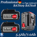 Akku für Bosch 18V 5,5Ah /7,0Ah Professional GBA GSR GSB BAT618 BAT609 622 18V 