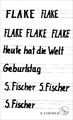 Heute hat die Welt Geburtstag Flake Buch 352 S. Deutsch 2017 S. FISCHER