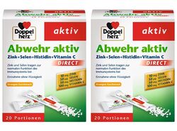 ✅ Doppelherz Abwehr Aktiv Direct Zink + Selen + Vitamin C Pellets 2x 20 St ✅
