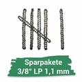 Sparpack 6 Sägeketten 3/8"LP 1,1mm (.043") 34TG 20cm Ersatzkette für Motorsäge