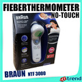 Braun NTF3000 Infrarot Fieberthermometer No touch + touch Thermometer 