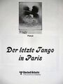 Der letzte Tango in Paris - Marlon Brando - Maria Schneider - Werberatschlag