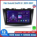 6+128GB Für Suzuki Swift IV 2011-2017 Carplay Android 12 Autoradio GPS NAVI DAB+