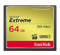 SanDisk CF Extreme 64GB - 64 GB - Kompaktflash - 120 MB/s - 85 MB/s - Schwarz