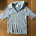 ONLY Shirt strick Feinstrick Kragen hellblau Gr. M ***SEHR GUT ERHALTEN***