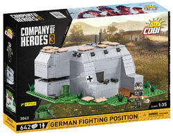 Cobi 3043 German Fighting Position Bunker Bausatz 642 Teile/1 Figur lieferbar!!!