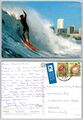 c22220 Surfer Surf City Durban Südafrika Postkarte 1981 Briefmarke