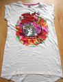 Tunika Longshirt Kleid Tom & Jerry Gr. S 164 170 36 38 Weiß Nieten Baumwolle