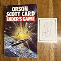Ender's Game von Orson Scott Karte 1985 UK Jahrhundert 1./1. PBO Vintage SF