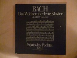 Bach Svjatoslav Richter Das Wohltemperierte Klavier 1. Teil BWV 846-869 80651XGK