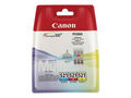 Canon CLI-521 Original Multipack Tintenpatrone - Cyan/Magenta/Gelb