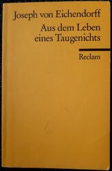 Aus dem Leben eines Taugenichts: Novelle von Eichendorff, Joseph Reclam     03/4