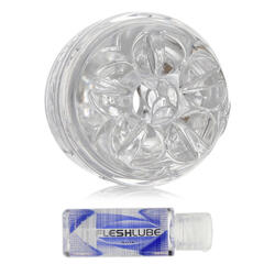 Fleshlight Quickshot Masturbator Clear Masturbator +Gratis Gleitmittel 30ml