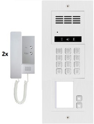 Audio Türsprechanlage 1-16 Familienhaus 2-Draht Bus Gegensprechanlage Keypad