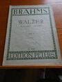 Brahms Walzer Opus 39 Klavier zu 2 Händen antiquarisch