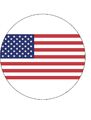 15x USA FLAGGE 4 CM Reis Papier Tasse Kuchen Fee Topper VEREINIGTE STAATEN VON AMERIKA D1
