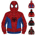Kinder Jungen Spiderman 3D Gedruckt Kapuzen Jacke Mantel Hoodie Sweatshirt Tops