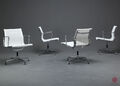 Vitra Aluminium Chair EA 108 Besucherstuhl Bürostuhl weißer Netz Bezug 2014 TOP