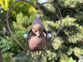 Meisenknödelhalter Metall Deko Vogel Herz Garten Vogelfutter Kugel Vögelchen