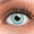 Farbige blaue Silikon Kontaktlinsen mit ohne Stärke weich Jasmine hellblau blau