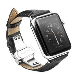 Armband für Apple Watch Series 6/SE/5/4/3/2/1 Leder Band 42mm/44mm