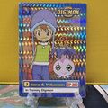 DIGIMON Animated Series Foil Holo - Sora & Yokomon 6/34 Upperdeck Vintage