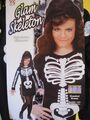 Skelett Kinderkostüm Kostüm für Kinder S M L 128 140 158  Halloween Karneval NEU