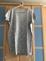 Damen-Nachthemd Größe 50/52 grau mit Sternen