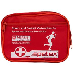 Sport- und Freizeit Verbandstasche, rot - Erste Hilfe - Verbandkasten von PETEX
