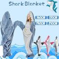 Shark Blanket Shark Onesie Hai Decke Zum Anziehen Erwachsene Schlafsack Kostüm