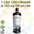 C60 Öl - Olivenöl mit 1g C60 in Originalflasche des Öl-Herstellers