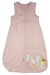 Baby Mädchen Jungen Sommer Schlafsack 100% Baumwolle Rosa Blau Grau 70 90 110 cm
