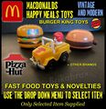 Vintage & Modern McDonalds/Burger King + andere Fast-Food-Spielzeuge (Artikel auswählen)