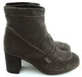 Stiefelette von Khrio Gr. 41 Grau Damen-Schuhe Freizeitschuhe Neu