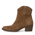 Tamaris Cowboy Stiefelette 1-25702-41 300 Leder brown braun mit Touch-it Fußbett