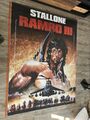 XXL 2 Meter Rambo 3 First Blood Videothek BannerKunststoff Sylvester Stallone