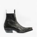 Sendra 4660P Herren Herbst spitze Zehenpartie ECHT Python Western Cowboystiefel grau