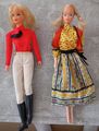 2'Antike Barbie Puppen