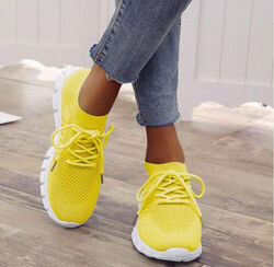 Damen Sneaker Slip On Turnschuhe Freizeit Schuhe Laufschuhe Sportschuhe Socken